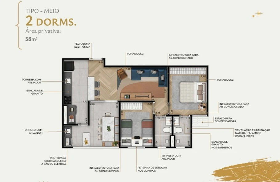 Planta 2 dorms 0